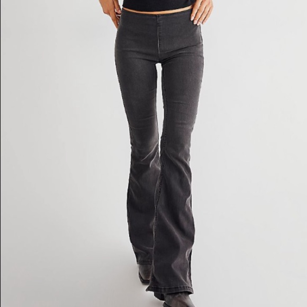 Free People pull on flare jeans